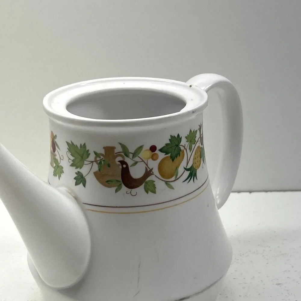 Vintage Noritake Progression China 5 Cup Teapot “Homecoming” 9002‎ Japan